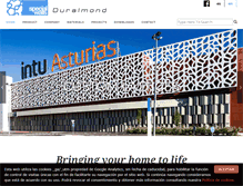 Tablet Screenshot of duralmond.com